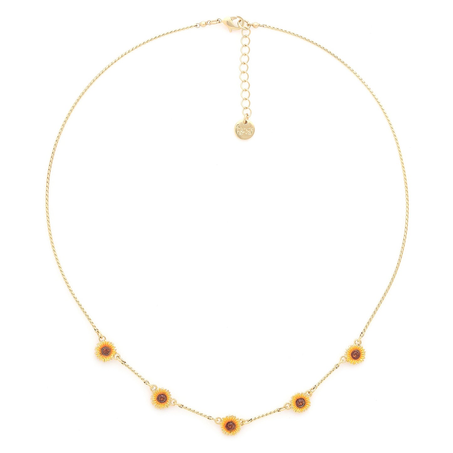 Multi Sunflower Necklace