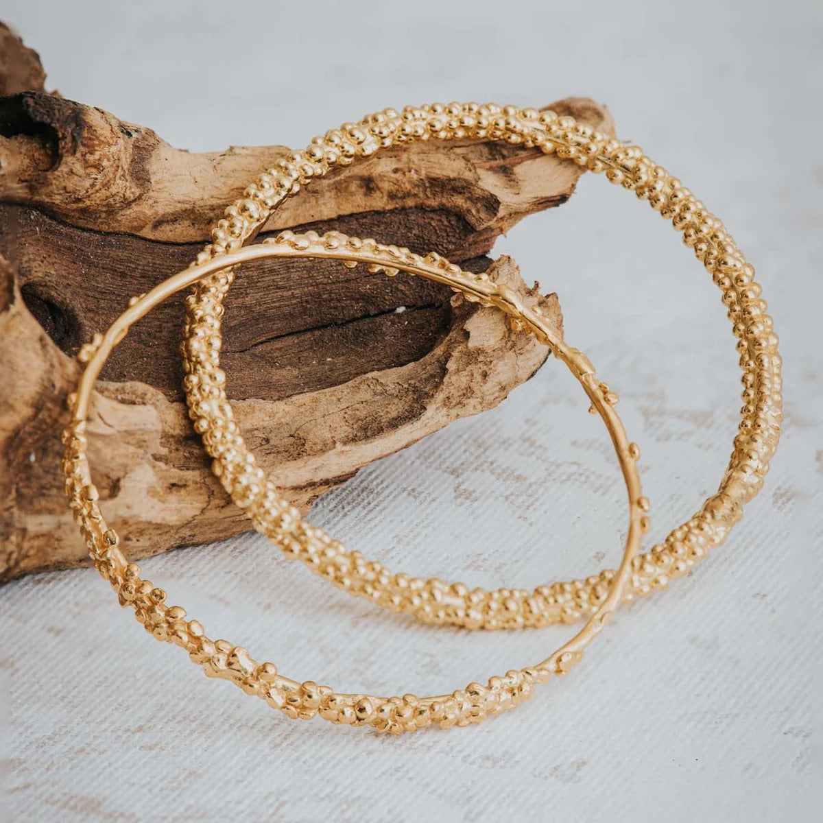 Gold Grain Bangle