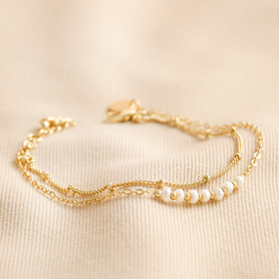 Freshwater Pearl Gold Necklace