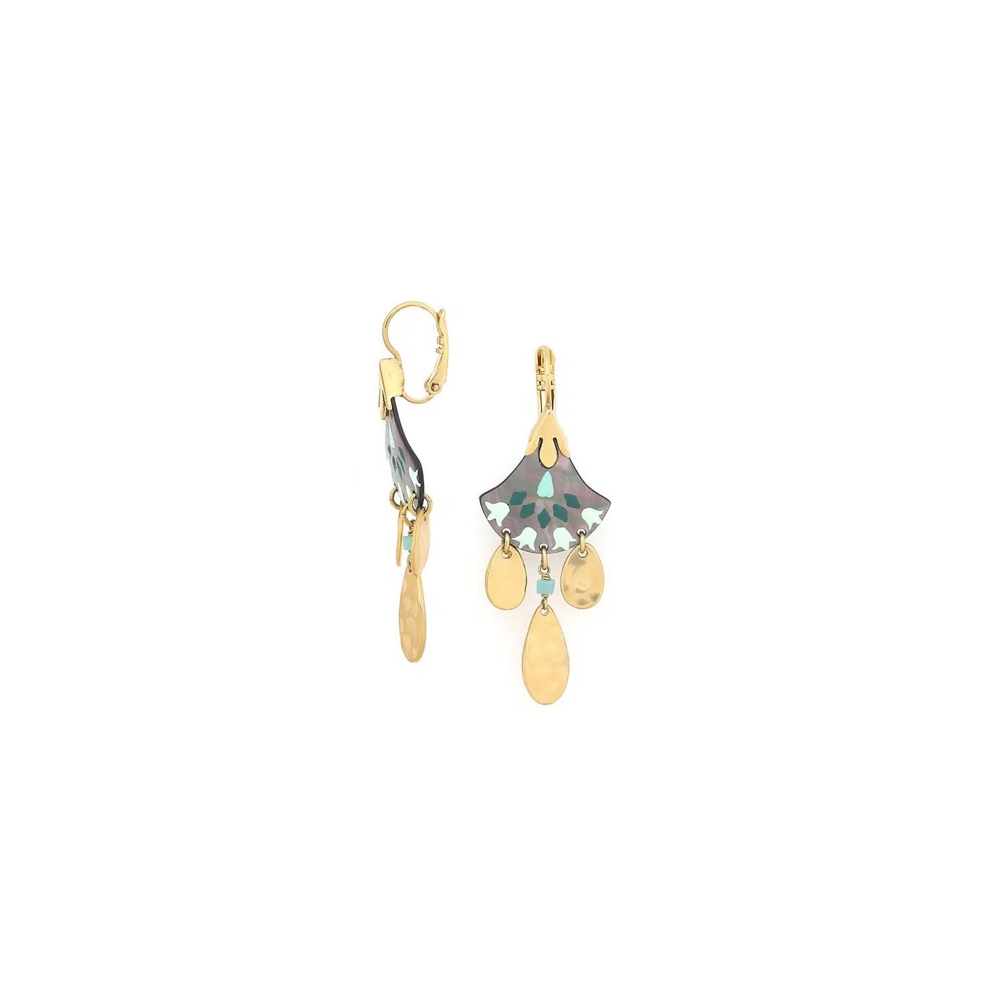 Talulah Fan Drop Turquoise Earrings