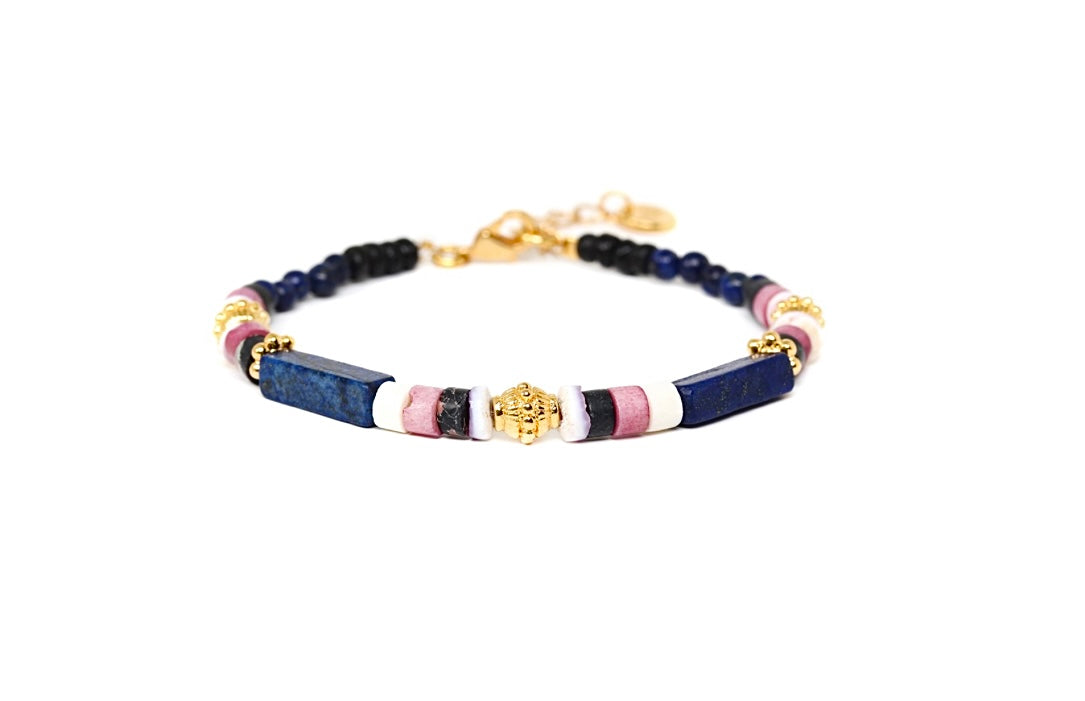 Cleopatra Lapis Creole Hoop Earrings