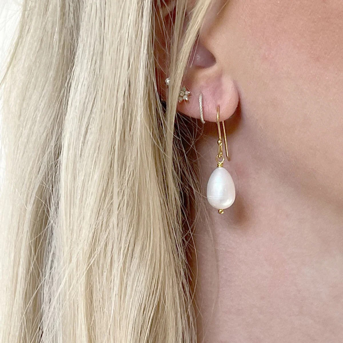 Diana Freshwater Pearl Drop Earrings