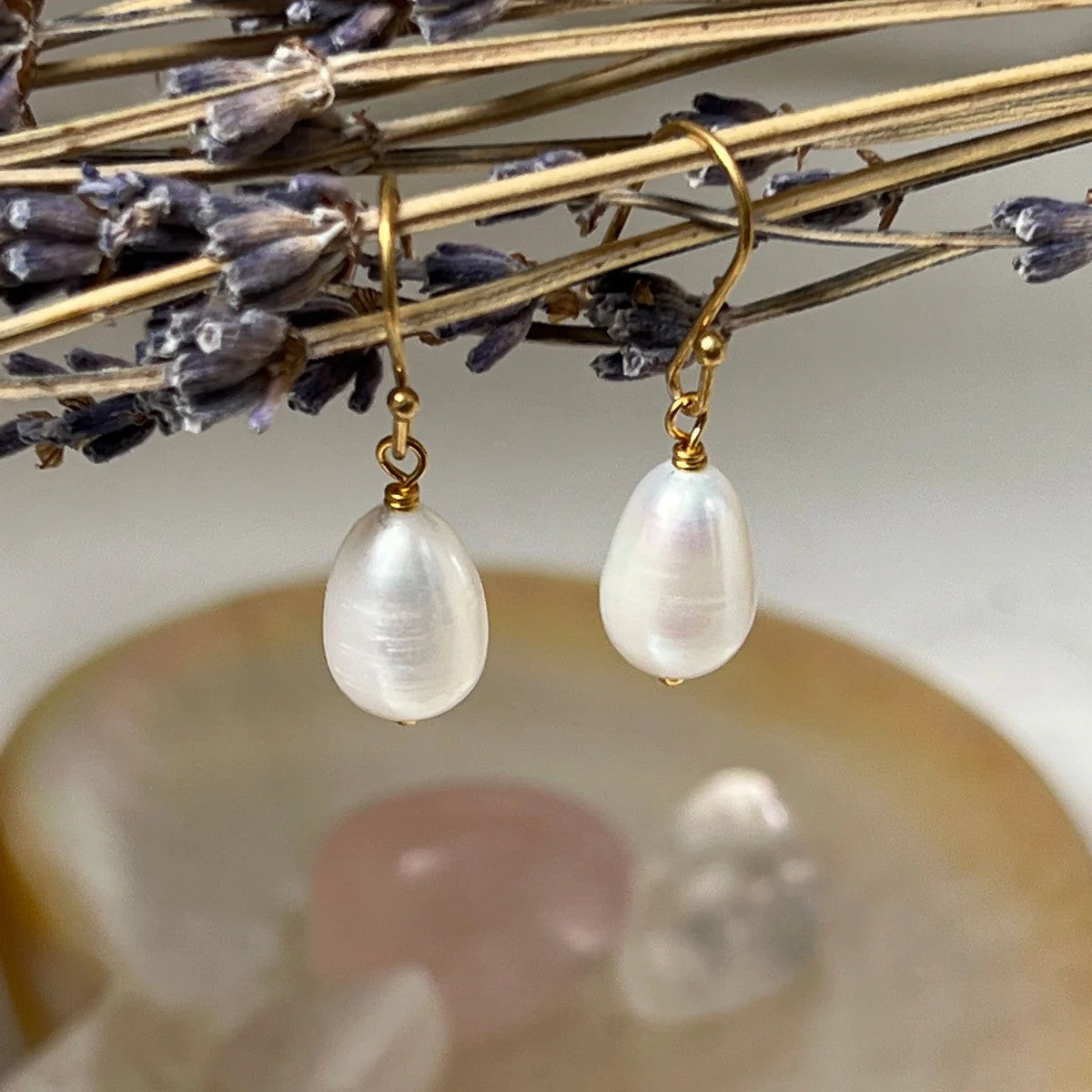 Diana Freshwater Pearl Drop Earrings