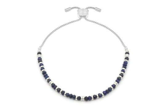 Mystical Lapis Lazuli Silver Bracelet