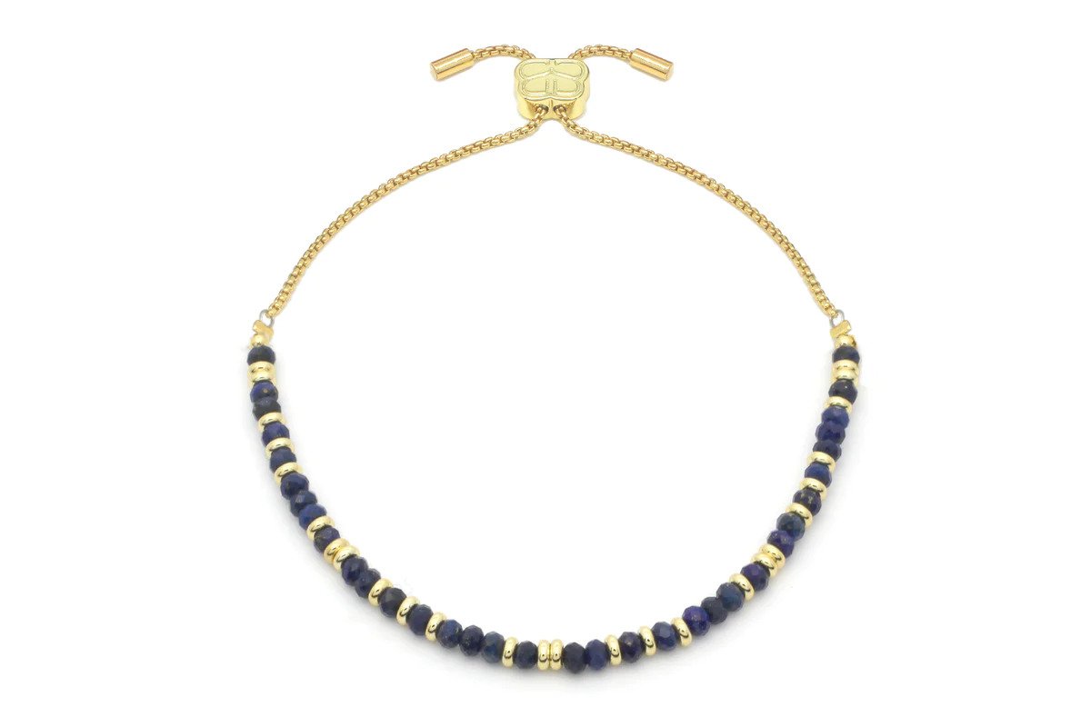 Mystical Lapis Lazuli Gold Bracelet
